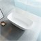 VINCEA Ванна Solid Surface VBT-6S02MW, 1700*720*550, белый мат., слив-перелив в комплекте VBT-6S02MW - фото 357048