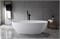 VINCEA Ванна Solid Surface VBT-4S01MW, 1700*760*560, белый мат., слив-перелив в комплекте VBT-4S01MW - фото 357070