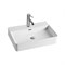 VINCEA Раковина керамическая VBS-303, 600*420*130 накладная, цвет белый VBS-303