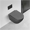 VINCEA Globo Унитаз подвесной Globo VT1-14TMA Tornado, цвет антрацит матовый, ультратонкое soft-close сиденье VT1-14TMA