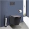 VINCEA Piatti Унитаз подвесной Piatti VT1-11SMB, цвет черный матовый, ультратонкое soft-close сиденье VT1-11SMB - фото 357532