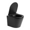 VINCEA Piatti Унитаз подвесной Piatti VT1-11SMB, цвет черный матовый, ультратонкое soft-close сиденье VT1-11SMB