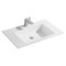 VINCEA Раковина VCB-13800W из искусственного камня, цвет белый VCB-13800W