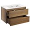 VINCEA База под раковину Gio 800 подвесная, 2 выкатных ящика soft-close, T.Oak VMC-2G800TO
