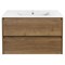 VINCEA База под раковину Gio 800 подвесная, 2 выкатных ящика soft-close, T.Oak VMC-2G800TO