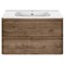 VINCEA База под раковину Vico 800 подвесная, 2 выкатных ящика soft close, V.Oak VMC-2V800VO