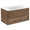VINCEA База под раковину Paola 1000 подвесная, 2 выкатных ящика soft close, V.Oak VMC-2P100VO