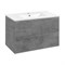 VINCEA База под керамическую раковину Mia 900 подвесная, 2 выкатных ящика soft close, Beton VMC-2MC900BT