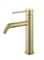 VINCEA Смеситель для раковины City VBF-2C1BG однорычажный, брашированное золото VBF-2C1BG