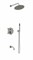 VINCEA Душевой комплект Villa VSFW-1VL3BN встраиваемый, 3 режима, брашированный никель VSFW-1VL3BN