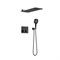 VINCEA Душевой комплект VSFW-401TMB термостатический встраиваемый, трехрежимный, черный VSFW-401TMB