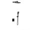 VINCEA Душевой комплект VSFW-321MT1MB встраиваемый, термостатический, двухрежимный, черный VSFW-321MT1MB