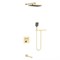 VINCEA Душевой комплект VSFW-4311RBG встраиваемый, 3 режима, брашированное золото VSFW-4311RBG