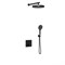 VINCEA Душевой комплект VSFW-4I212RMB встраиваемый, двухрежимный, черный VSFW-4I212RMB