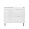 STYLE LINE Тумба универсальная "Альба" (2 ящ./корзина) Барселона 90 Правая, Люкс, белый, PLUS ЛС-000010054