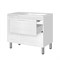 STYLE LINE Тумба универсальная "Альба" (2 ящ./корзина) Барселона 90 Правая, Люкс, белый, PLUS ЛС-000010054
