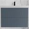 STYLE LINE Тумба подвесная "Стокгольм 80", Classic 80, (2 ящ.) графит софт, PUSH ЛС-00002314 - фото 363640