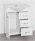 STYLE LINE Тумба напольная Олеандр-2 65 (3 ящ.) под умывальник Байкал 65, белая ЛС-00000047