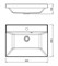 STYLE LINE Раковина для мебели ASTI 600x450 (отдельно не продается) СС-00002467