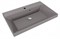 STYLE LINE Раковина для мебели ASTI 700x450 кварц, серый шелк (отдельно не продается) СС-00002473 - фото 364009