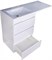 STYLE LINE El Fante Dallas El Fante Тумба под раковину напольная "Даллас 120" (3 ящ.) Люкс белая, PLUS СС-00002272