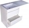 STYLE LINE El Fante Dallas El Fante Тумба под раковину напольная "Даллас 120" (3 ящ.) Люкс белая, PLUS СС-00002272