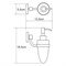 WASSERKRAFT Rhein K-6299 Дозатор для жидкого мыла,  объем 160 ml K-6299 - фото 36490 WASSERKRAFT Rhein K-6299 Дозатор для жидкого мыла,  объем 160 ml K-6299 - фото 36490