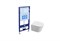 SET AQUATEK ТАУРУС Т (рама AQUATEK Standard INS-0000012(без клавиши и крепежа)+Унитаз подвесной AQ1580T-00 ТАУРУС с тонким сиденьем soft-close SET AQUATEK ТАУРУС Т