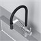 AM.PM Func Смеситель для кухни с каналом для питьевой воды и гибким изливом, хром,черн. излив F8F07802