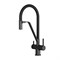 AM.PM Func Смеситель для кухни с каналом для питьевой воды и гибким изливом, черн.,черн. излив F8F07822