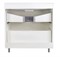 STYLE LINE El Fante Kara El Fante Тумба напольная "Каре 80" (2 ящ.) Люкс белая, PLUS СС-00002267
