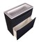 STYLE LINE El Fante Bergamo El Fante Тумба напольная "Бергамо мини 80" (2 ящ.) Люкс антискрейтч черный, PLUS СС-00002313