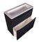 STYLE LINE El Fante Bergamo El Fante Тумба напольная "Бергамо мини 90" (2 ящ.) Люкс антискрейтч черный, PLUS СС-00002363