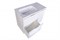 STYLE LINE El Fante Barcelona El Fante Тумба напольная "Барселона 90" левая (2 ящ.) с выкатной корзиной, Люкс белая, Plus СС-00002345