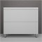 STYLE LINE Тумба напольная "Манхэттен 100" ЭМАЛЬ под ASTI 100 2 ящика PLUS белый матовый ЛС-00002368