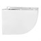 AZARIO Terso Унитаз подвесной 495x360x370 безободковый, слив "Скрытое Торнадо" с быстросъемным сиденьем "Микролифт" (AZ-092E-UQ3) AZ-092E-UQ3