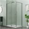 AZARIO Душевое ограждение распашное MALE 900х900х1950 прозрачное стекло 6 мм, профиль графит матовый (AZ-J50-90-MGR-CL) AZ-J50-90-MGR-CL