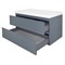 AZARIO Комплект Тумба VITA 90 900х450х550 подвесная, с раковиной CLASSIK 90, серый матовый (CS00104258) CS00104258