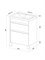 IDDIS Тумба с умывальником, напольная, 60 см, белый, Zodiac X, , (ZDX60WFi95K) ZDX60WFi95K