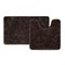 IDDIS Набор ковриков для ванной комнаты, 50х80 + 50х50, микрофибра, темно--коричневый, , BSET08Mi13 BSET08Mi13