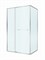 CEZARES Lux Душевой уголок прямоугольный двери раздвижные размер 110x100 см, цвет профиль - хром / стекло - прозрачное LUX-AH-FS-11-110/100-C-CR
