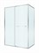 CEZARES Lux Душевой уголок прямоугольный двери раздвижные размер 130x100 см, цвет профиль - хром / стекло - прозрачное LUX-AH-FS-11-130/100-C-CR