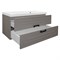 AZARIO Комплект Тумба ARMARIO 100/2 1000х450х585 подвесная, с раковиной CLASSIK 100, кашемир (CS00096973) CS00096973