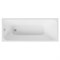 AZARIO Ванна акриловая BELLA 140*70 см, пристенная, прямоугольная, белый (AV.0020140) AV.0020140