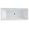 AZARIO Ванна акриловая MODERN 1500x750x580 отдельностоящая, в комплекте с сифоном и металлической рамой (AZ-6601-15075) AZ-6601-15075