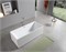 AZARIO Ванна акриловая MODERN 1600x750x580 отдельностоящая, в комплекте с сифоном и металлической рамой (AZ-6601-16075) AZ-6601-16075