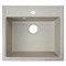 AZARIO Кухонная мойка Onda 565x505x200 искусственный мрамор, сифон в комплекте, цвет песочный (CS00105222) CS00105222