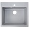 AZARIO Кухонная мойка Onda 565x505x200 искусственный мрамор, сифон в комплекте, цвет серый (CS00105223) CS00105223