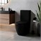 AZARIO Унитаз-компакт Cobalt-Black 610x360x805 напольный, безободковый, система смыва "скрытое Торнадо", с быстросъемным сиденьем "Микролифт", черный матовый (AZ-6089A-MB) AZ-6089A-MB