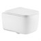 AZARIO Унитаз подвесной BACIO 340х485х350 безободковый, система смыва "Скрытое Торнадо", с быстросъемным сиденьем "Микролифт" (AZ-5103T-WHT) AZ-5103T-WHT
